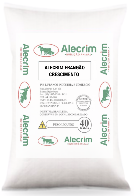 ALECRIM FRANGÃO CRESCIMENTO